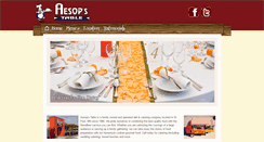 Desktop Screenshot of aesopstable.com